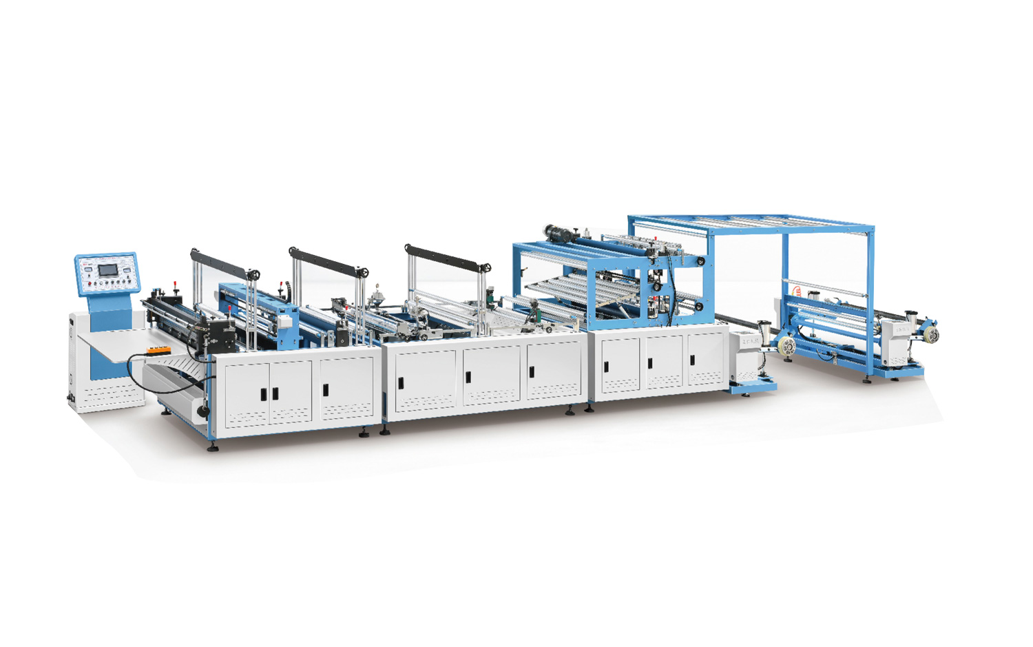 ZXL-1300雙放料無紡布制袋機(香蕉套袋、衛(wèi)浴潔具套袋、沙發(fā)套袋)